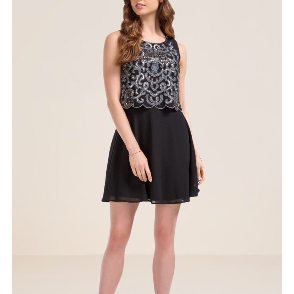 Francesca’s Audra Layered Dress